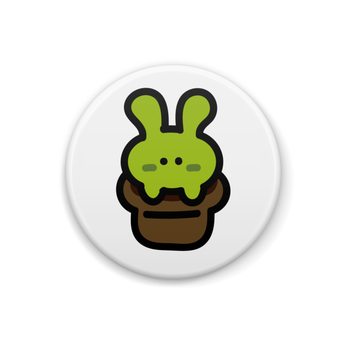 ドット絵- 32mm (クリーム)