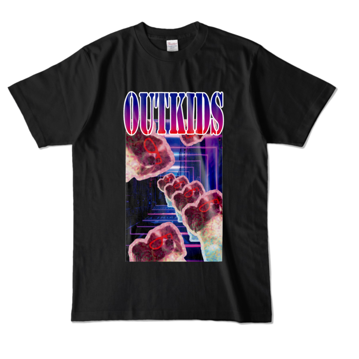 カラーTシャツ - L - ブラック (濃色)