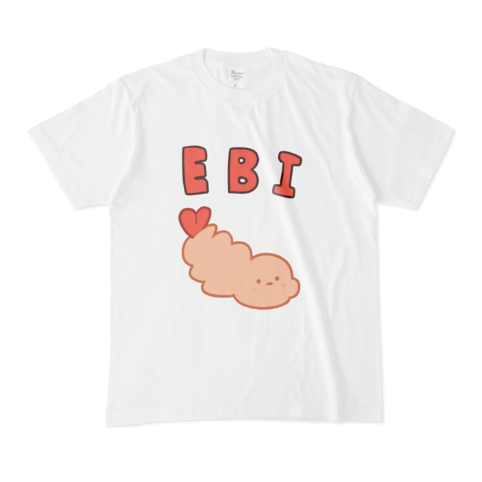 えびTシャツ - M - 白