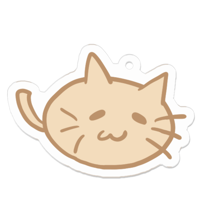 アクリルキーホルダー - 50 x 50 (mm)