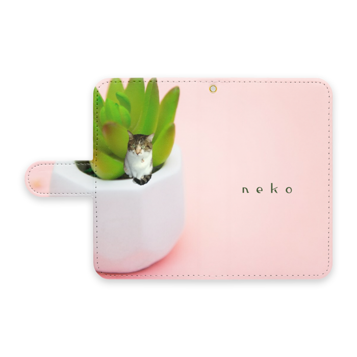 手帳型Androidケース - S - ストラップ穴 あり