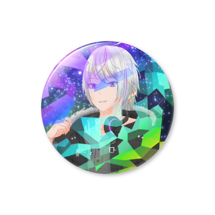 ホログラム缶バッジ - 44mm