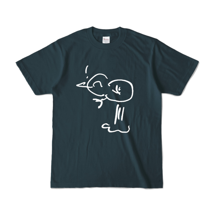 カラーTシャツ - S - デニム (濃色)