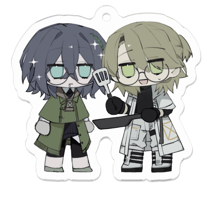 アクリルキーホルダー - 50 x 50 (mm)