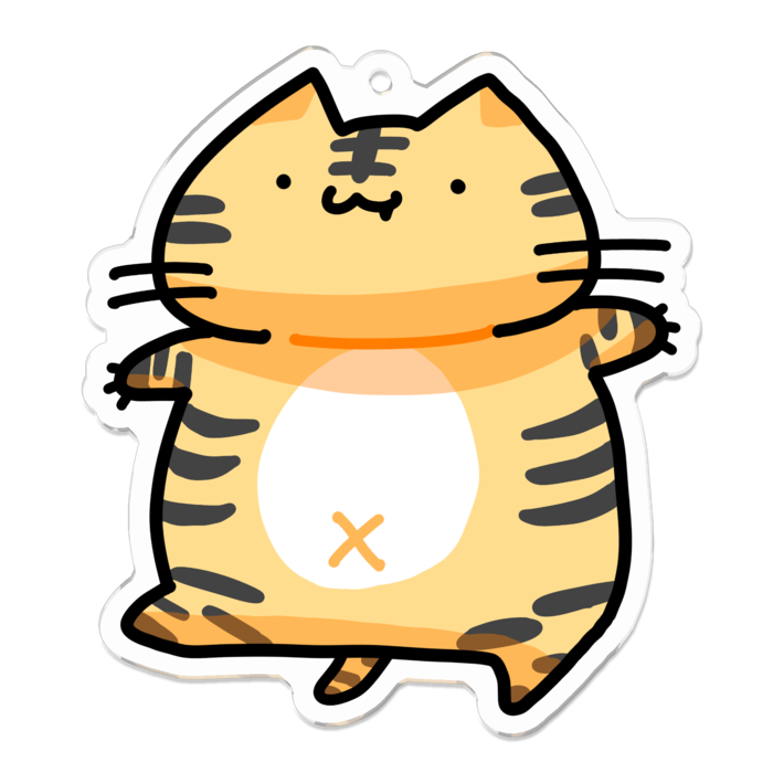 アクリルキーホルダー - 70 x 70 (mm)