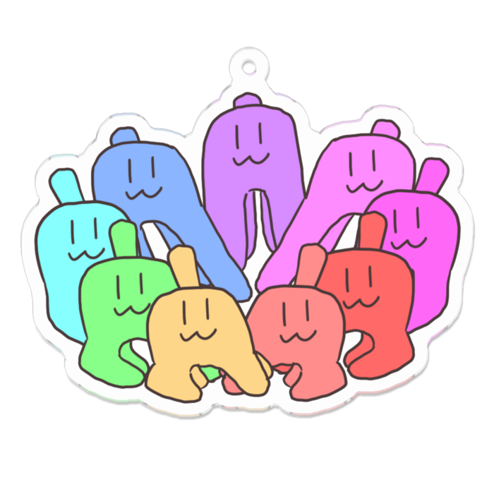 アクリルキーホルダー - 70 x 70 (mm)