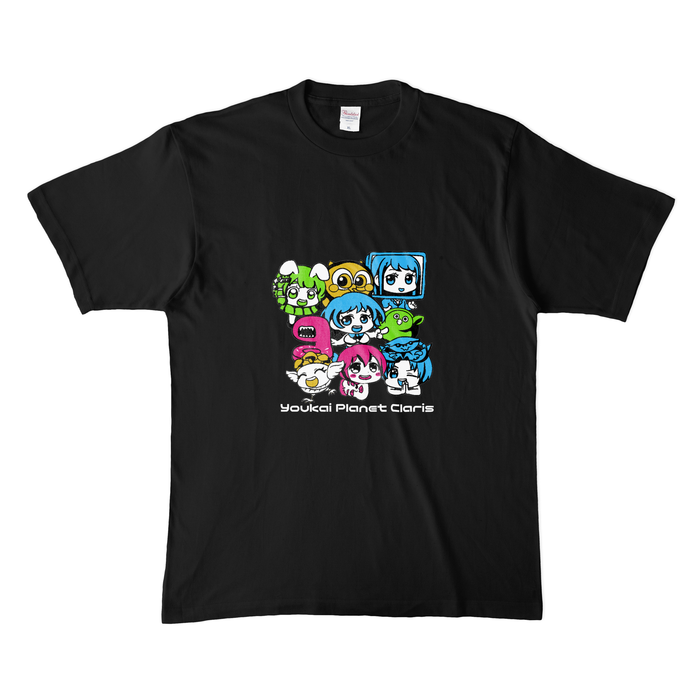 カラーTシャツ(濃色) - XL - ブラック