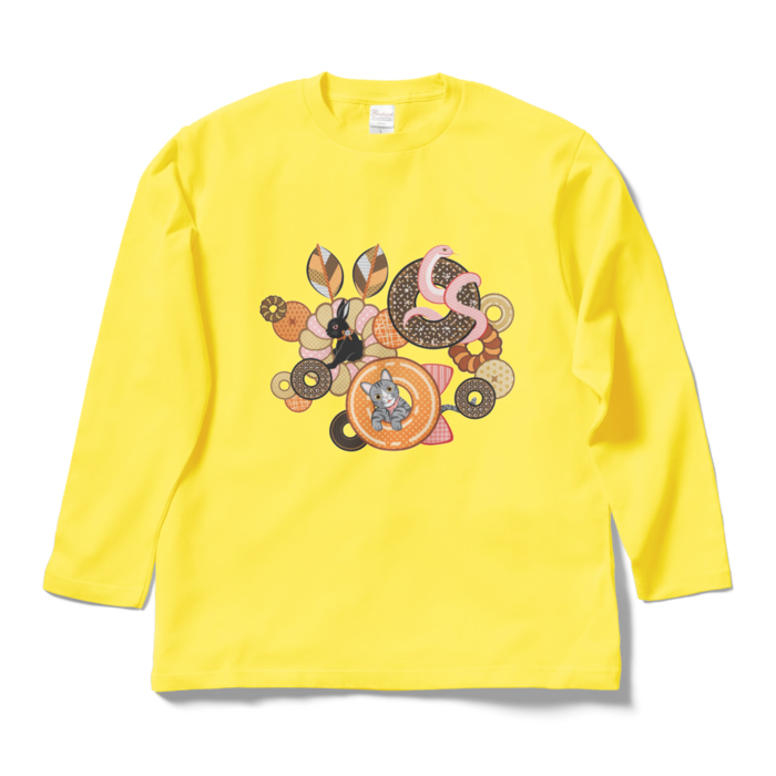 ロングスリーブTシャツ - L - イエロー