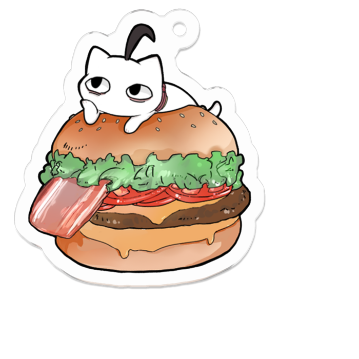 アクリルキーホルダー - 50 x 50 (mm)