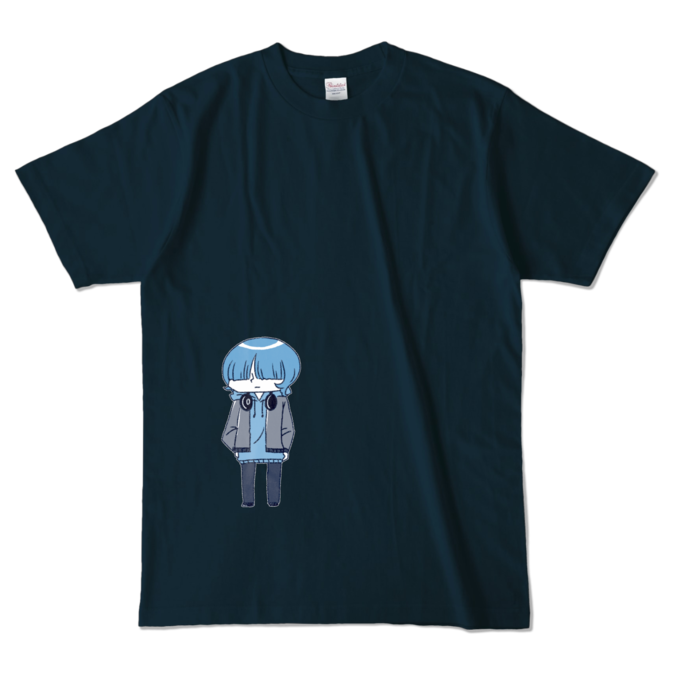 カラーTシャツ - L - ネイビー (濃色)