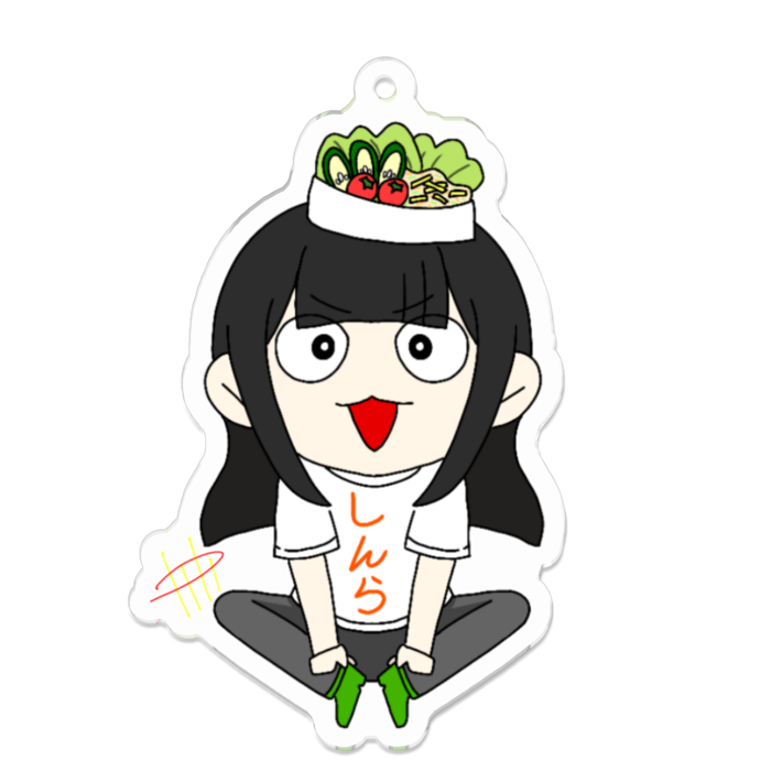 アクリルキーホルダー - 70 x 70 (mm)