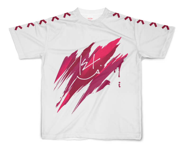 フルグラフィックTシャツ - S - 赤