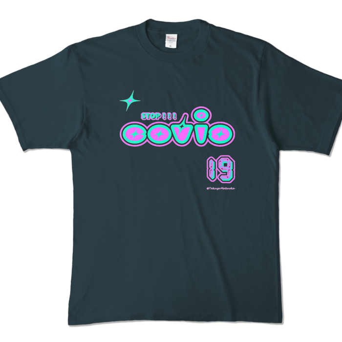 カラーTシャツ - XL - デニム (濃色)
