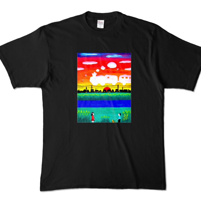 カラーTシャツ - XL - ブラック (濃色)