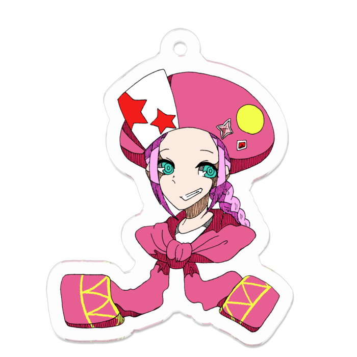 アクリルキーホルダー - 50 x 50 (mm)