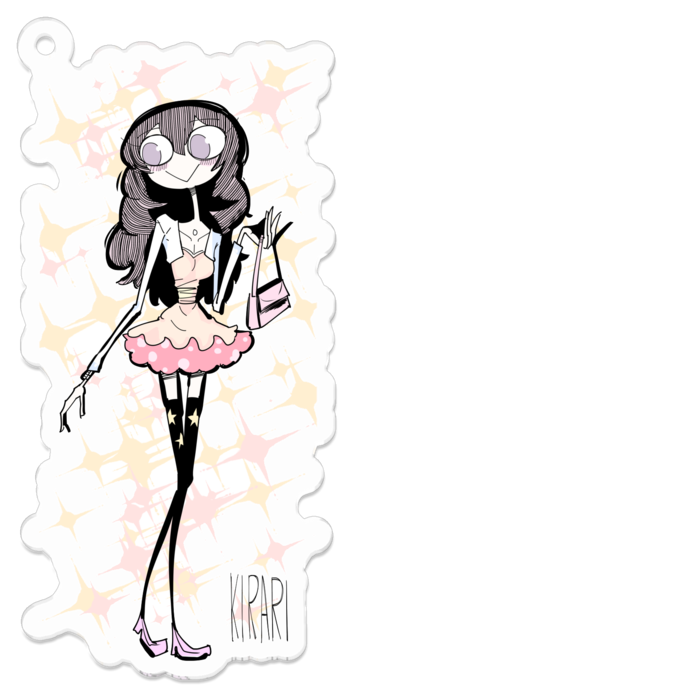 諸星きらりアクリルキーホルダー - 70 x 70 (mm)