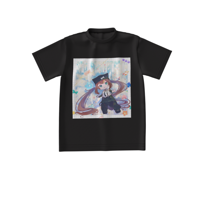 ビッグシルエットTシャツ - S - 両面ブラック