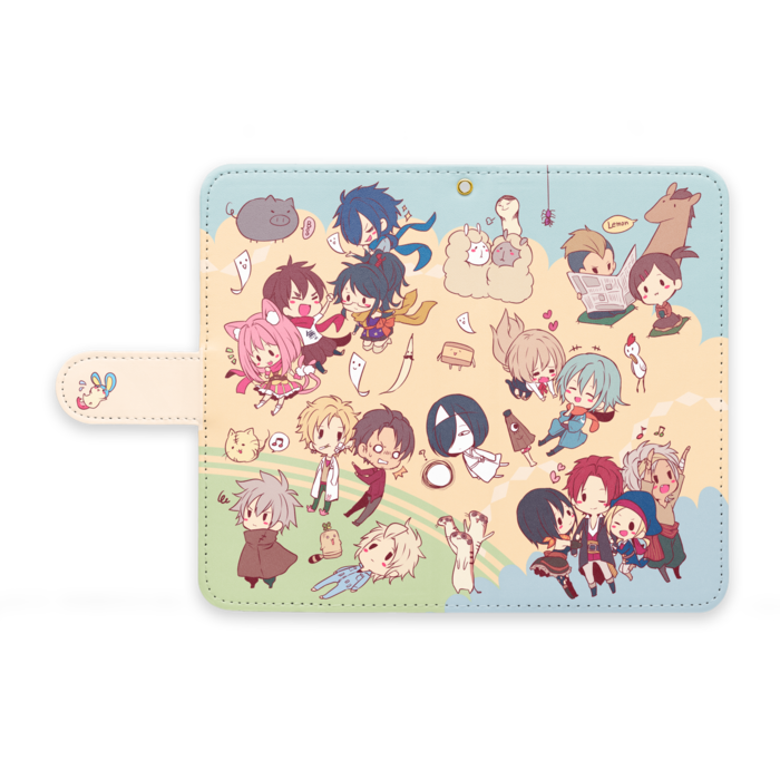 手帳型Androidケース - M - ストラップ穴 あり