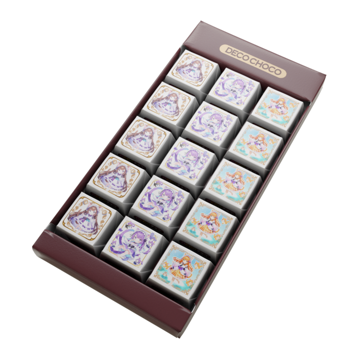 DECOチョコ - 列ごとにデザイン2