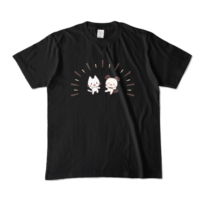 カラーTシャツ　黒色　M