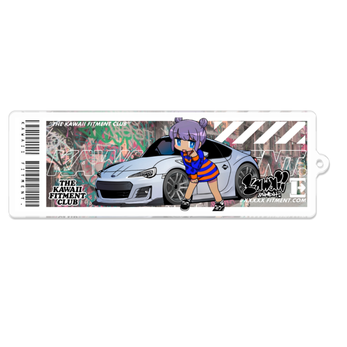 アクリルキーホルダー - 100 x 100 (mm)