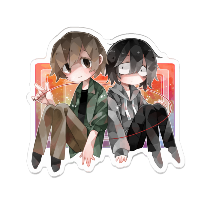 アクリルバッジ - 70 x 70 (mm)