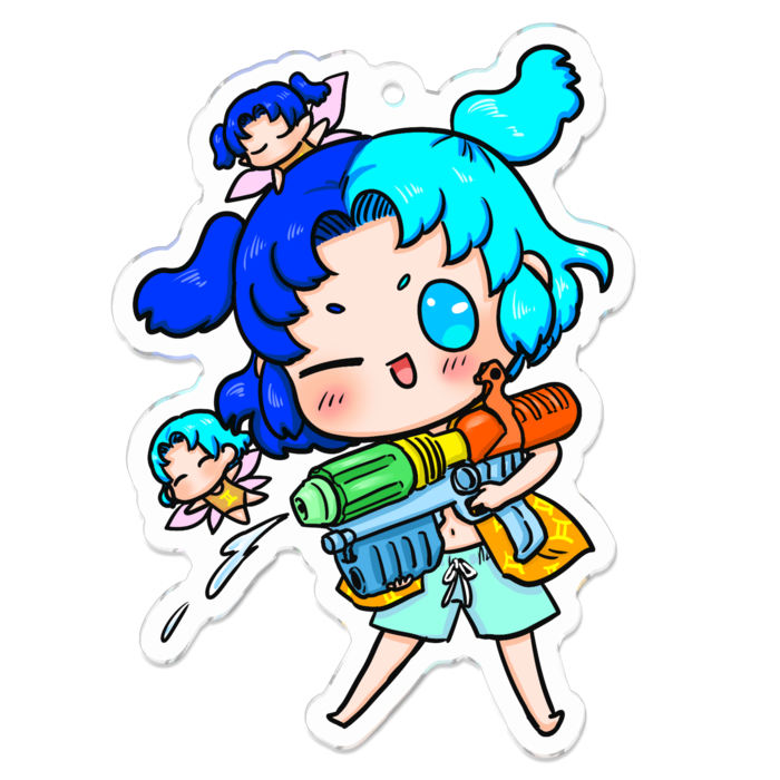 アクリルキーホルダー - 70 x 70 (mm)