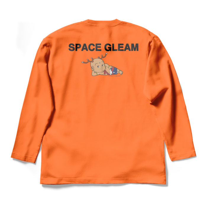 ロングスリーブTシャツ - L - オレンジ
