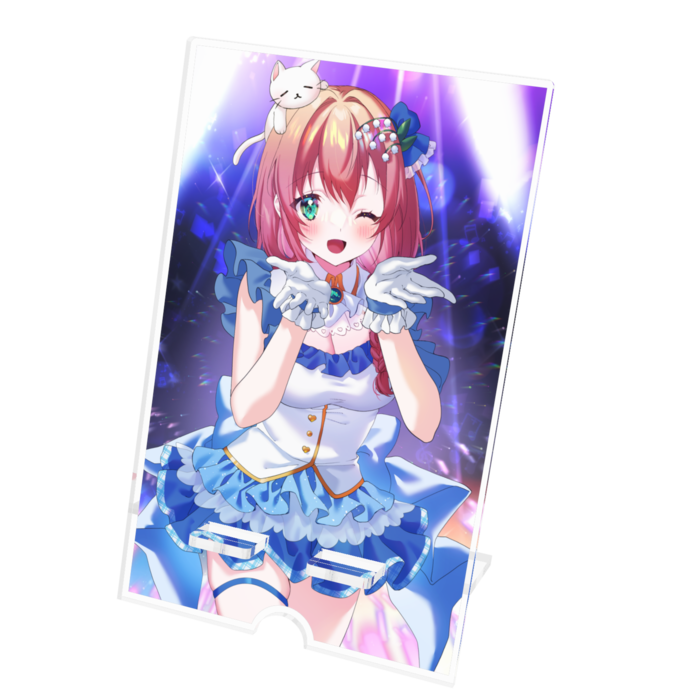 ②アクリルスマホスタンド(ウインク)