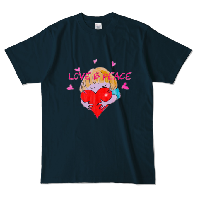 カラーTシャツ - L - ネイビー (濃色)