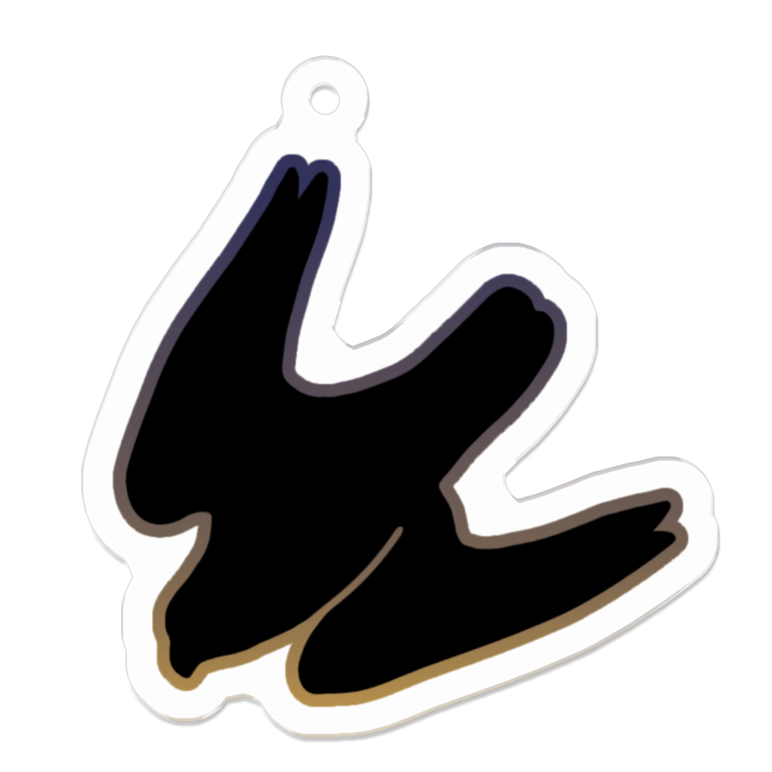 アクリルキーホルダー - 50 x 50 (mm)