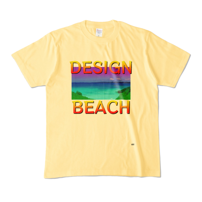 カラーTシャツ - M - ライトイエロー (淡色)