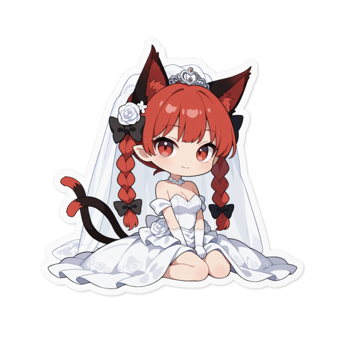 ステッカー - 100 x 100 (mm)(キャラのみ)