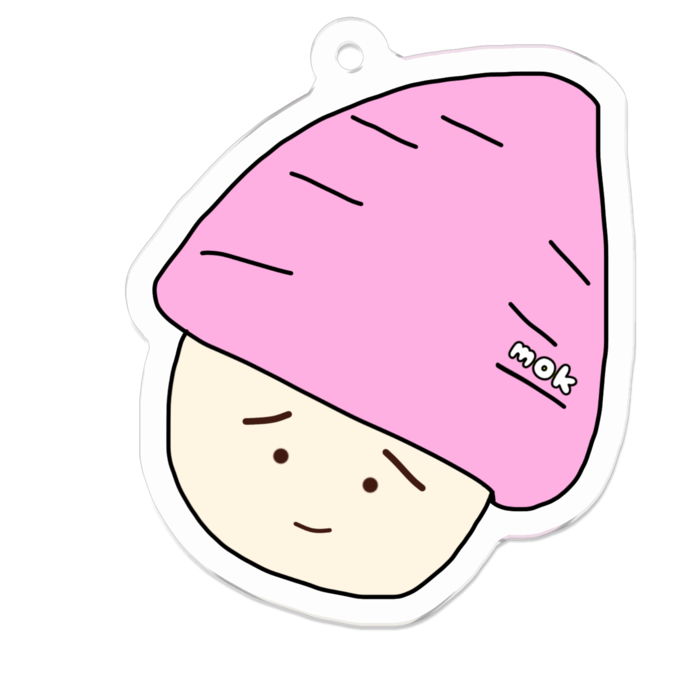 アクリルキーホルダー - 50 x 50 (mm)