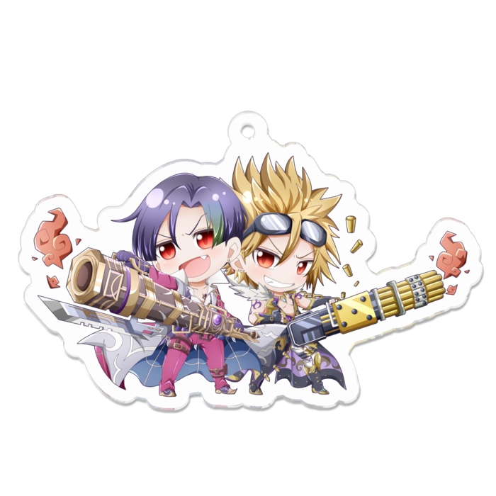 アクリルキーホルダー - 70 x 70 (mm)