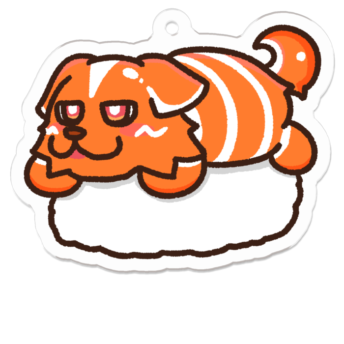 アクリルキーホルダー - 50 x 50 (mm)