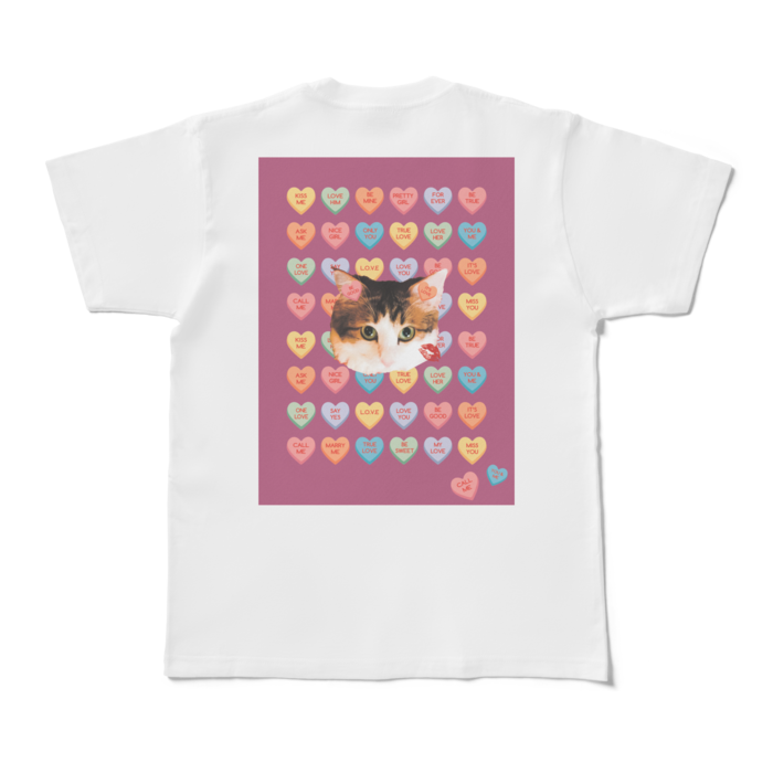 Tシャツ - M - 背面　(パープル)