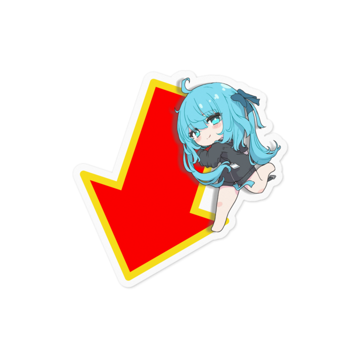ステッカー - 100 x 100 (mm)