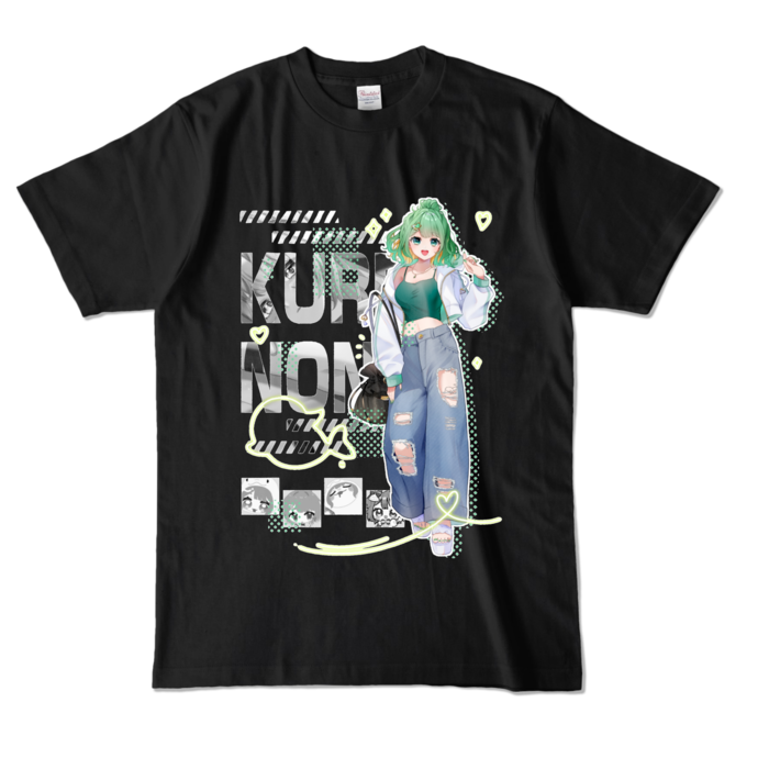 カラーTシャツ - L - ブラック (濃色)
