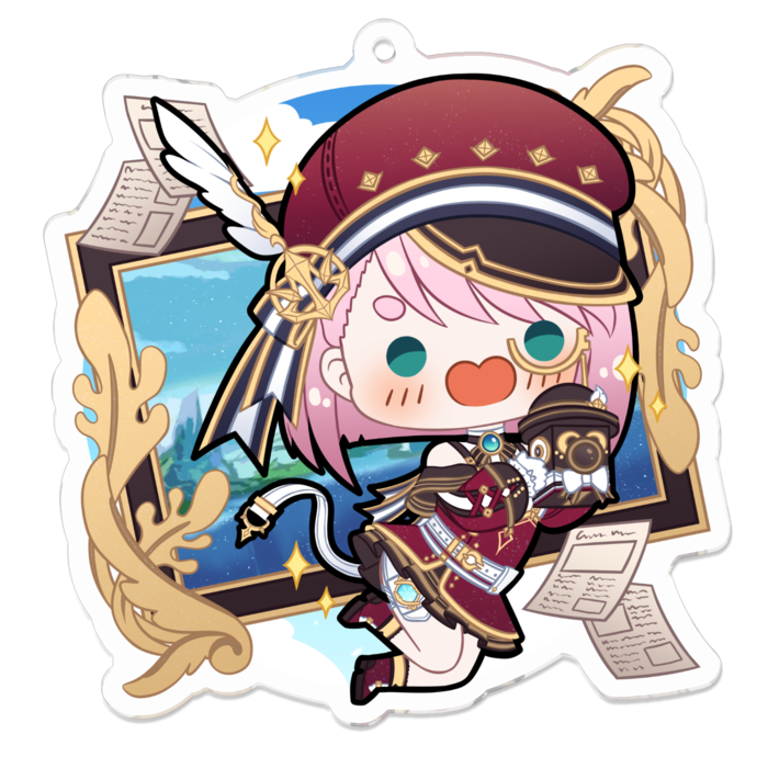 アクリルキーホルダー - 70 x 70 (mm)
