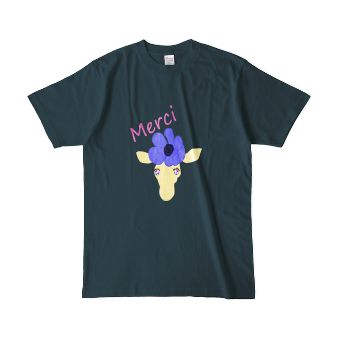 カラーTシャツ(濃色) - L - デニム