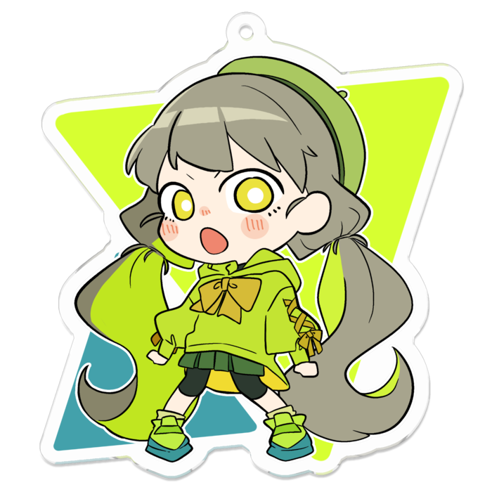 アクリルキーホルダー（コーティング） - 70 x 70 (mm)