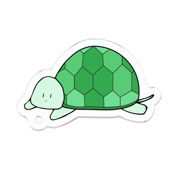 アクリルキーホルダー - 50 x 50 (mm)