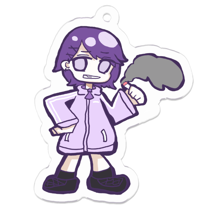 アクリルキーホルダー - 50 x 50 (mm)