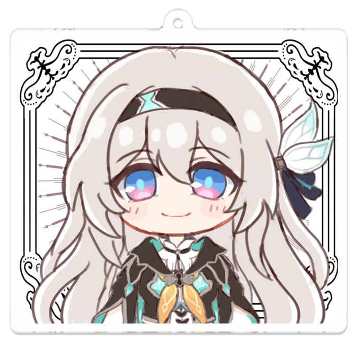 アクリルキーホルダー - 70 x 70 (mm)