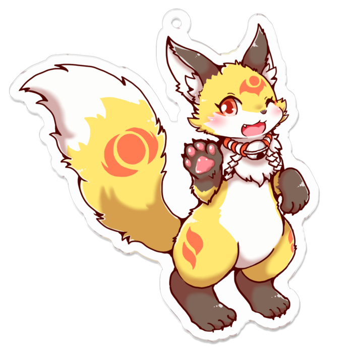 アクリルキーホルダー - 70 x 70 (mm)