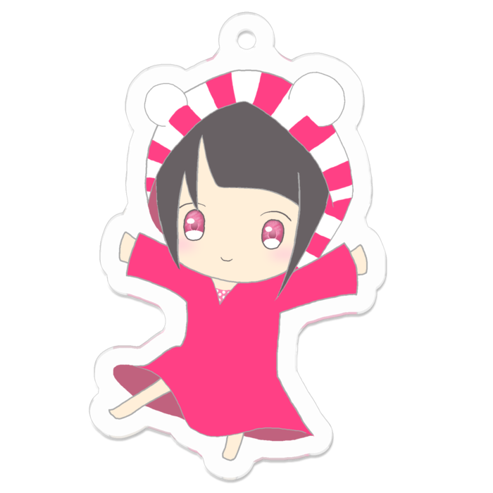 アクリルキーホルダー - 50 x 50 (mm)