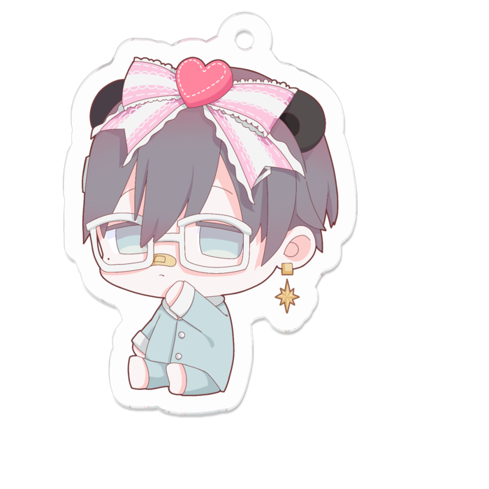 アクリルキーホルダー - 50 x 50 (mm)