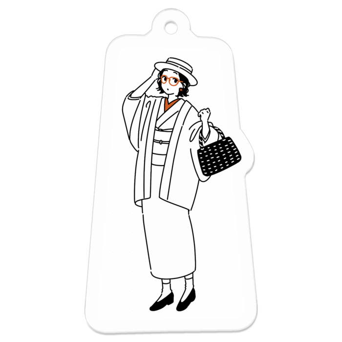 アクリルキーホルダー（コーティング） - 50 x 50 (mm)