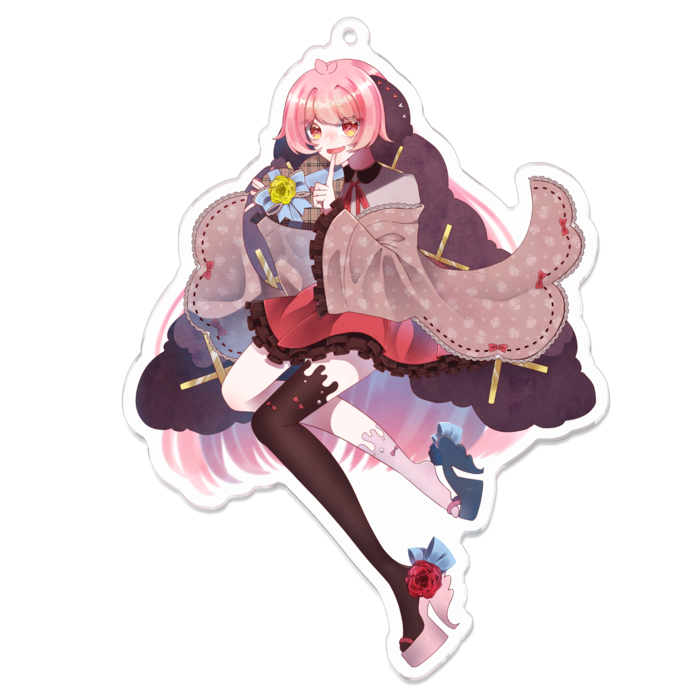 アクリルキーホルダー - 100 x 100 (mm)